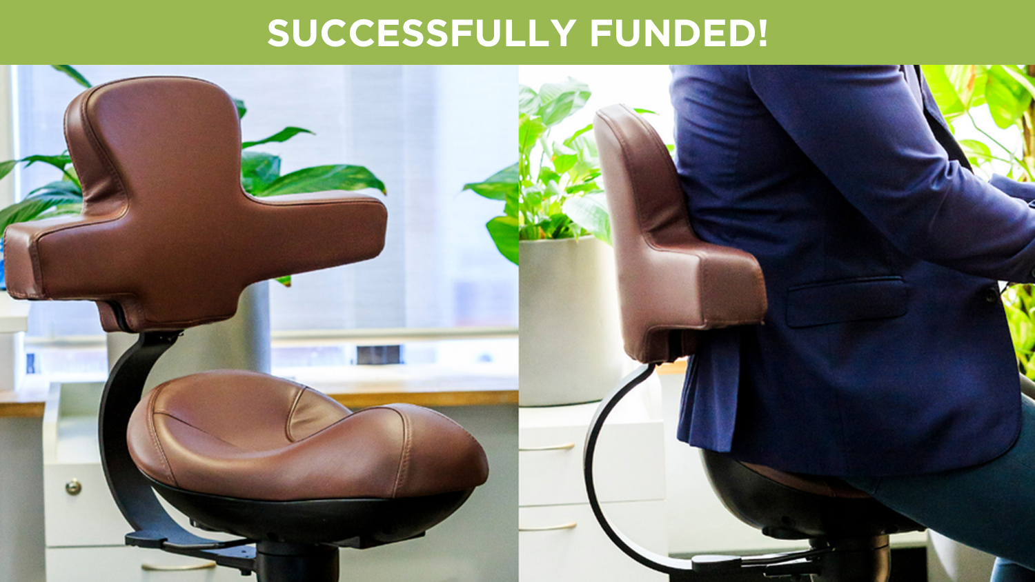 New Workhorse Saddle Chair Raises More Than 125,000 to Improve Posture